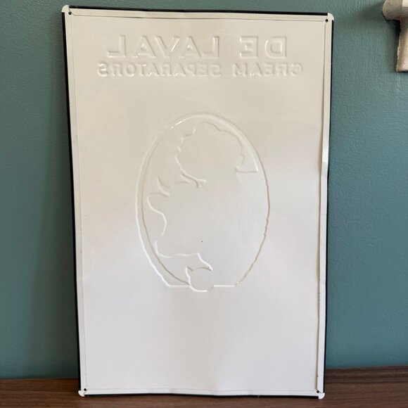 Vintage De Laval Cream Separators Metal Sign 11 3/4 x 17 3/4 Dairy Farm Repro - Picture 2 of 6